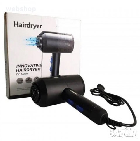 Сешоар Inovative Hairdryer, черен, снимка 1 - Сешоари - 35488006