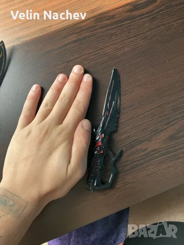 Декоративен колекционерски нож, снимка 3 - Колекции - 53276819
