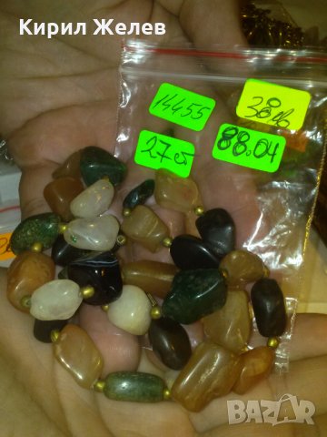 СТАРИННО КОЛИЕ от СКЪПОЦЕННИ НАТУРАЛНИ КАМЪНИ 14455, снимка 4 - Колиета, медальони, синджири - 29638290