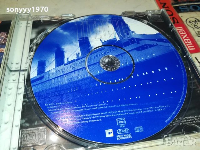 TITANIC-ORIGINAL CD 1208250816, снимка 4 - CD дискове - 51335538