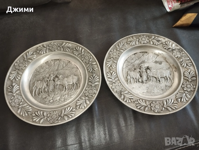 красиви калаено сребърни комплекти, снимка 11 - Антикварни и старинни предмети - 47240583