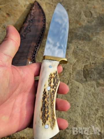 Ръчно изработен нож Еленски рог, снимка 6 - Ножове - 52323034