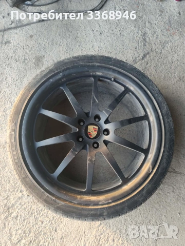 Джанти Porsche 22" 5x130 с гуми 285/35/22, снимка 6 - Гуми и джанти - 53969225