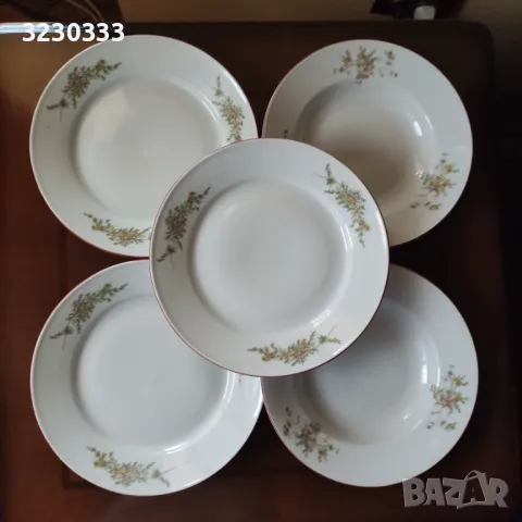 Порцеланови чинии дълбоки ,плитки 7 бр.
