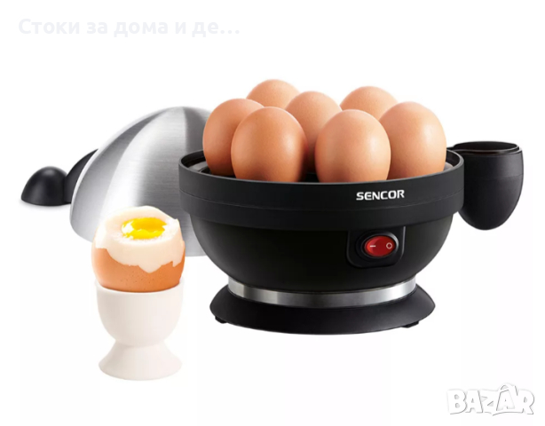 ✨Яйцеварка SENCOR SEG 720BS, 320-380 W, до 7 яйца, Черен , снимка 1