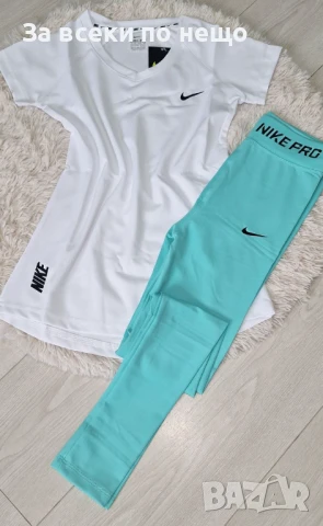 Дамски Спортен Комплект Тениска И Дълъг Клин🔝Дамски Спортен Екип Код BS-56, снимка 2 - Комплекти - 51256518