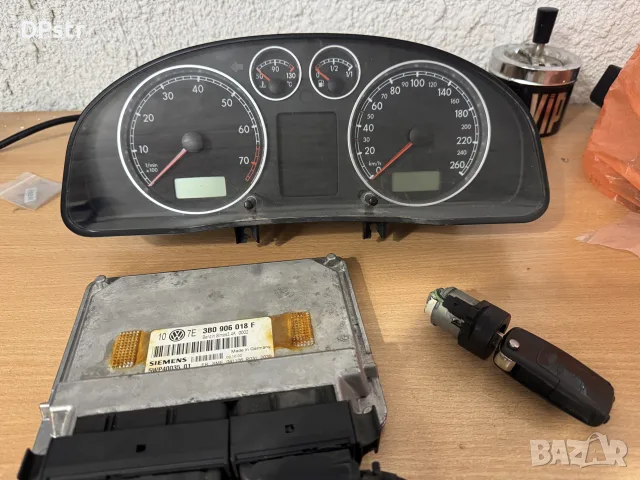 VW Passat B5 ECU 3B0906018F Simos 3.4A + табло 3B0920805 + ключ 