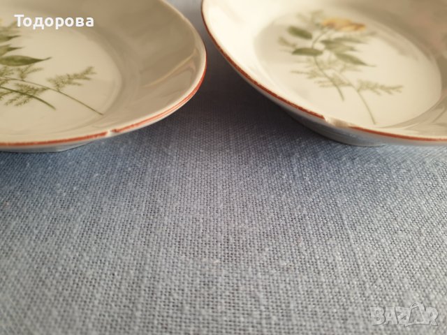 Комплект елипсовдни чинии-Дянко Стефанов., снимка 4 - Сервизи - 36612788