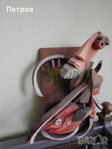 малка пластика скулптура 32/26 см , снимка 7 - Статуетки - 44601939