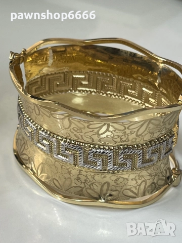 Златна гривна 14 карата , снимка 8 - Гривни - 51888023