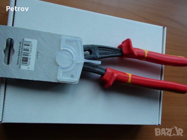 LUX-TOOLS - 250 mm VDE 1000 V Клещи Гарги !!! ЧИСТО НОВИ !!! Made in Germany !!!, снимка 5 - Клещи - 31603443