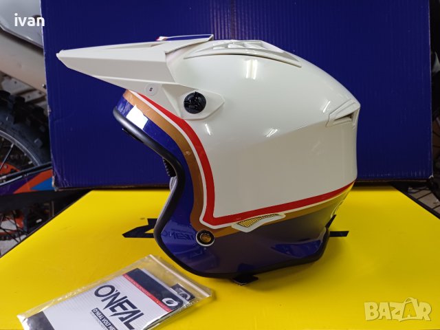 Каска oneal скутер триал чопър trial, снимка 2 - Спортна екипировка - 42430821