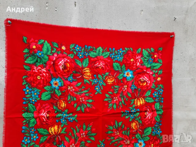 Стара кърпа за глава #26, снимка 3 - Антикварни и старинни предмети - 50266767