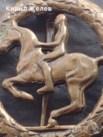 Стара рядка бронзова значка кокарда за КОЛЕКЦИОНЕРИ 39630, снимка 3 - Колекции - 42754563