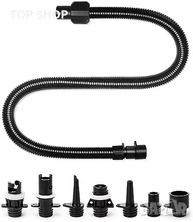 Нова помпа адаптер и въздушен маркуч комплект за надуваема лодка басейн тента, снимка 2 - Водни спортове - 49567238