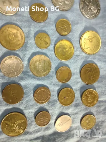 150бр. различни жетони - токени от цял свят, снимка 9 - Нумизматика и бонистика - 48788991