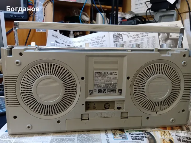 SHARP GF-5454 RADIO CASSETTE RECORDER MADE IN JAPAN, снимка 14 - Радиокасетофони, транзистори - 55896627