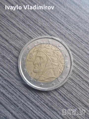2 euro ITALIA 2002 г.