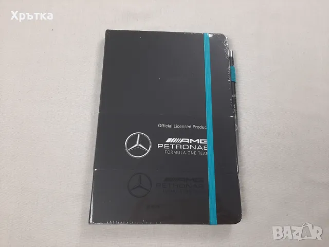 Mercedes-AMG F1 A5 Notebook & Pen - Оригинален бележник + химикал, снимка 4 - Други - 50234477