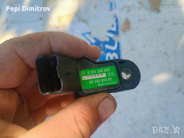 MAP сензор за Peugeot, Citroen 1.4, 1.6, 0 261 230 043, 0261230043, 96 393 814 80, 9639381480, снимка 3 - Части - 51694969