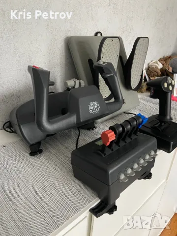 Kомплект Летателни Контролери CH Products-Flight SIM, снимка 3 - Джойстици и геймпадове - 50351634