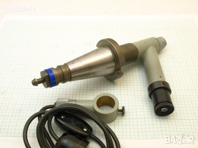 Швейцарски центроскоп ISOMA с конус SK / ISO-40, снимка 3 - Други машини и части - 33724395