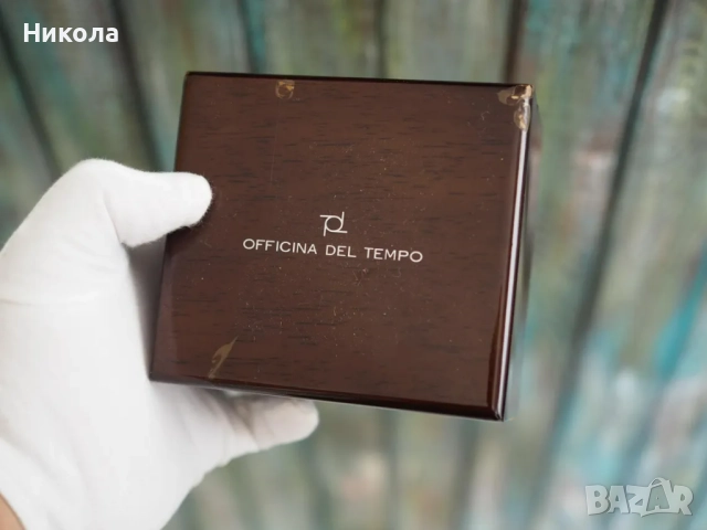 Дамски часовник с диаманти - Officina del Tempo, 29x37мм, снимка 6 - Дамски - 52344634