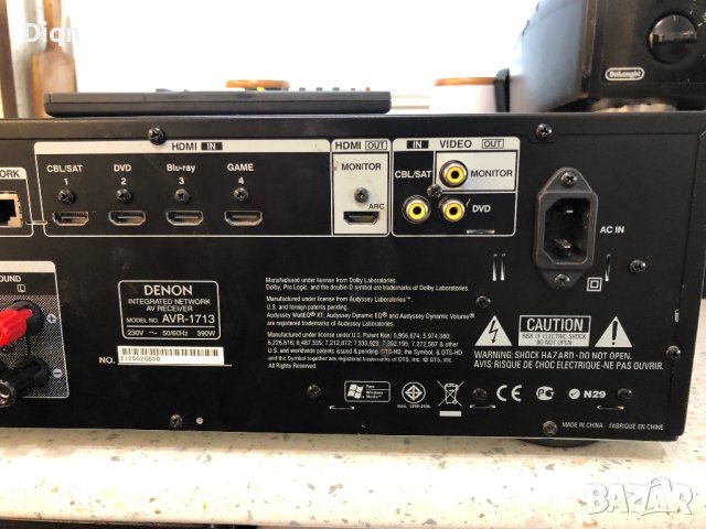 Denkn AVR-1713, снимка 11 - Ресийвъри, усилватели, смесителни пултове - 40327701