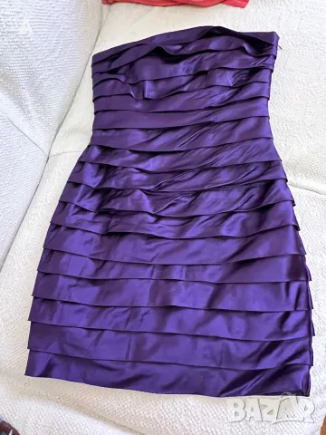 Дамска рокля сатен, снимка 1