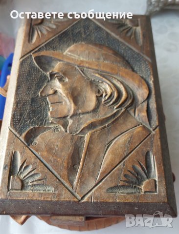 Пана за стена: Пано профил мъж, дърворезба, Скандинавия, луна, Армения, пират, кокосов орех, снимка 1