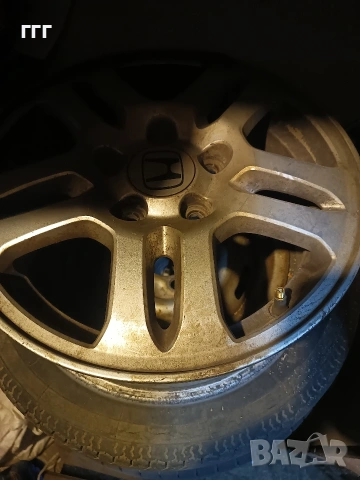 Honda CR-V 2 алуминиеви джанти 15 цола, снимка 2 - Гуми и джанти - 53977421