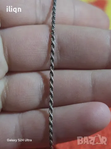 Сребърна гривна. 18см. 925 Проба. Цена 18,99лв. За Севлиево безплатна доставка. , снимка 4 - Гривни - 50425118