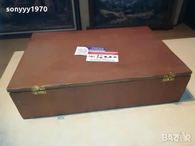 ГОЛЯМА ДЪРВЕНА КУТИЯ-ВНОС ФРАНЦИЯ, снимка 5 - Колекции - 29398426