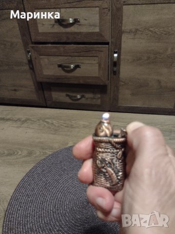 Колекционерска месингова запалка., снимка 6 - Колекции - 42103405
