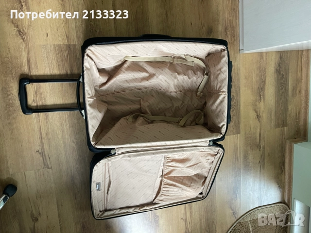 Куфар текстил голям 73 х 50 х 30 см /Черен, снимка 5 - Куфари - 51692556