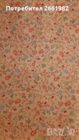 Горен чаршаф с панделки - розово-син, снимка 3 - Спално бельо - 34036042