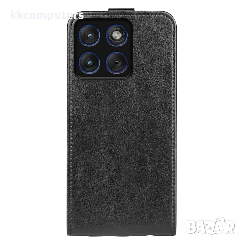 За Motorola Edge 70 Max 5G Вертикален Кожен Калъф със Слот за Карта и Скрийн Протектор – 4 цвята, снимка 9 - Калъфи, кейсове - 55885641
