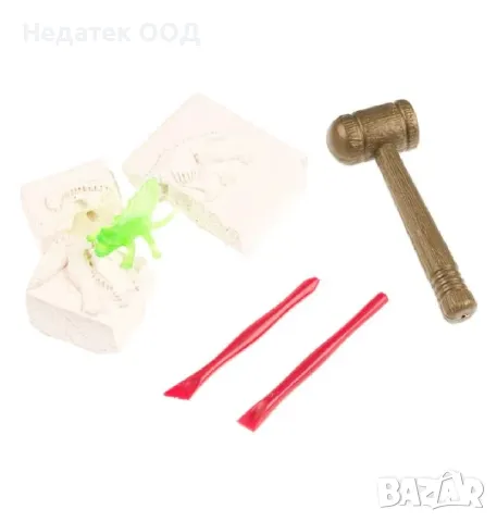 Комплект за разкопки на Динозавър, 8х6х2,5 см, снимка 2 - Образователни игри - 49461289