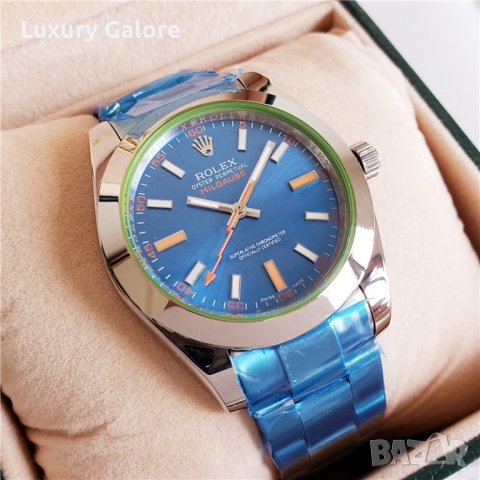 Mъжки часовник Rolex Milgauss GV Blue Dial с автоматичен механизъм, снимка 2 - Мъжки - 38213347