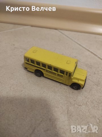 Камионче - училищен автобус метален, снимка 1 - Други ценни предмети - 39989896