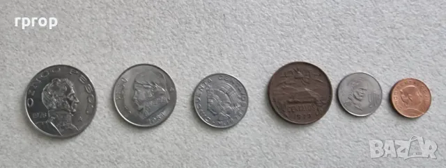 Мексико. Стара емисия. Лот. 6 бройки. 1969 - 1980 г. , снимка 1