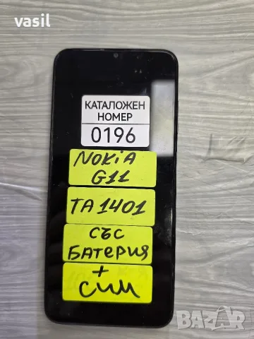 NOKIA G11 TA-1401части (0196)