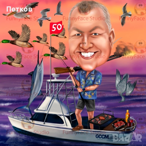 Дигитални карикатури по снимка–перфектен подарък за рожден ден, годишнина и поводи, снимка 9 - Картини - 52130283