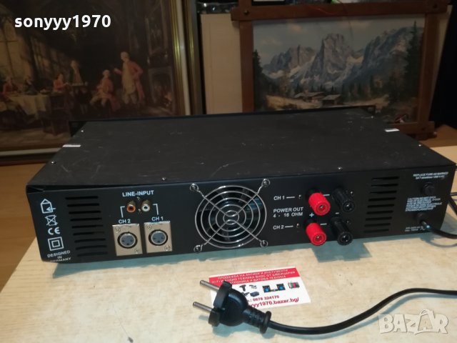 NOVEX POWER AMPLI 2X300W 0410211913, снимка 15 - Ресийвъри, усилватели, смесителни пултове - 34349239