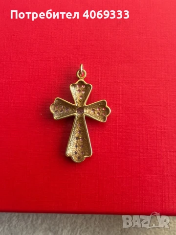Много красив златен кръст 14к 5.3 гр , снимка 5 - Колиета, медальони, синджири - 51357848