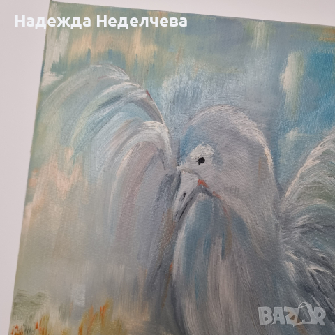 Авторска картина с маслени бои на платно, снимка 2 - Картини - 44810942