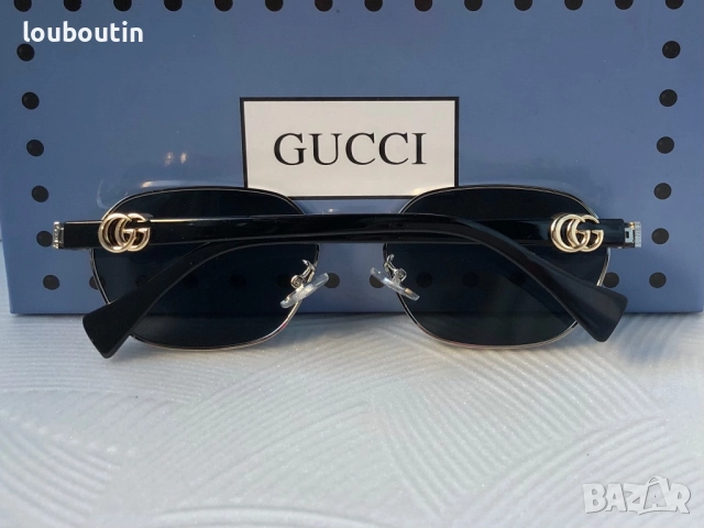 Дамски слънчеви очила Gucci 2025 2 цвята златни сребърни, снимка 17 - Слънчеви и диоптрични очила - 51703926