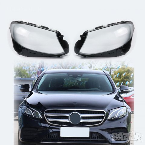 Стъкла капаци за фарове Mercedes W213 E Класа 16-20 LED W213 E Class 16-20 LED, снимка 5 - Части - 40216584