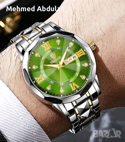 Светещи мъжки и дамски календарни кварцови часовници , снимка 4 - Мъжки - 51936397