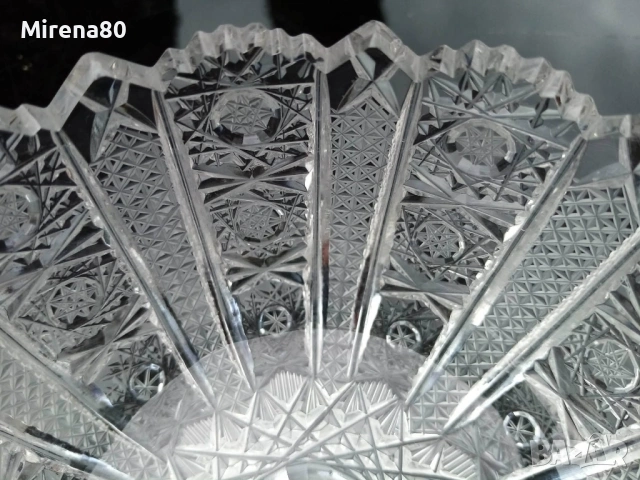 * Bohemia * - кристална купичка, снимка 2 - Чинии - 54087341